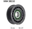 Poulie renvoi/transmission, courroie trapézoïdale à nervures SKF VKM 38132 Payez moins cher avec les réductions