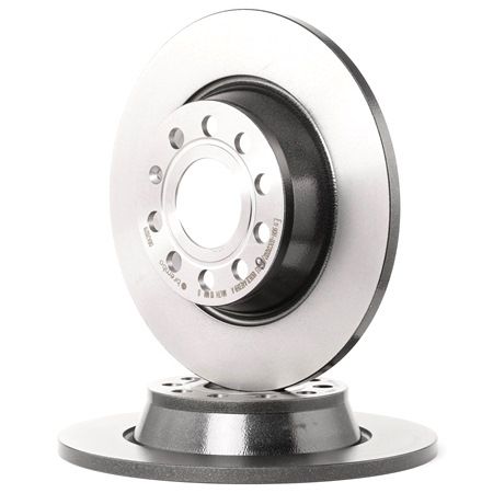 BREMBO Remschijf Met schroeven, Gecoat, Massief, Ø: 282mm Kwaliteit & eerlijke prijsbepaling