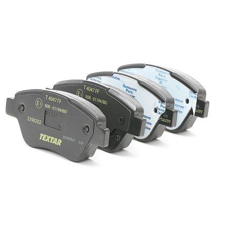 TEXTAR Jogo de pastilhas para travão de disco 2398202 %FOR% GERMAN E-CARS %GROUP_MODEL_NAME% %YEAR_LONG% ao melhor preços