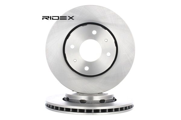 RIDEX Remschijf Ø: 281mm, Geventileerd, Grijs gietijzer, Vooras Kwaliteit & eerlijke prijsbepaling