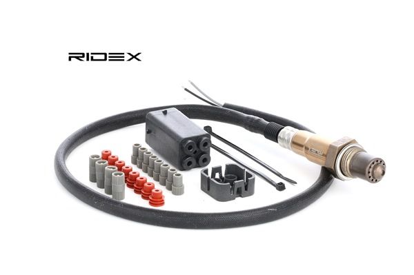 RIDEX Lambdasond GLX Manuell Vänster Bosch för postfordon för fordon med katalysator brun Skruvanslutning för vänsterstyrd för fordon med elektronisk gaspedal (Drive-by-wire) kort hjulbas för fordon med dubbelkoppling för blyfritt bränsle svart Japan före katalysatorn Kvalitet och schyst prissättning