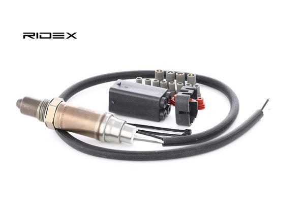 RIDEX Lambdasond USA Automat Vänster BOSCH för fordon med katalysator grå bensin/gas (Bifuel) för vänsterstyrd för fordon utan gaspedalsensor för blyat bränsle före katalysatorn Kvalitet och schyst prissättning