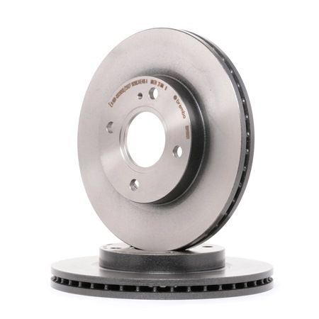 BREMBO Remschijf Gecoat, Binnen geventileerd, Ø: 258mm A-kwaliteit en eerlijke prijzen